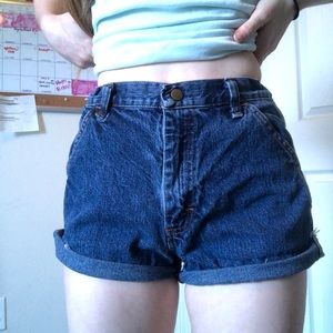 High waisted Jean shorts